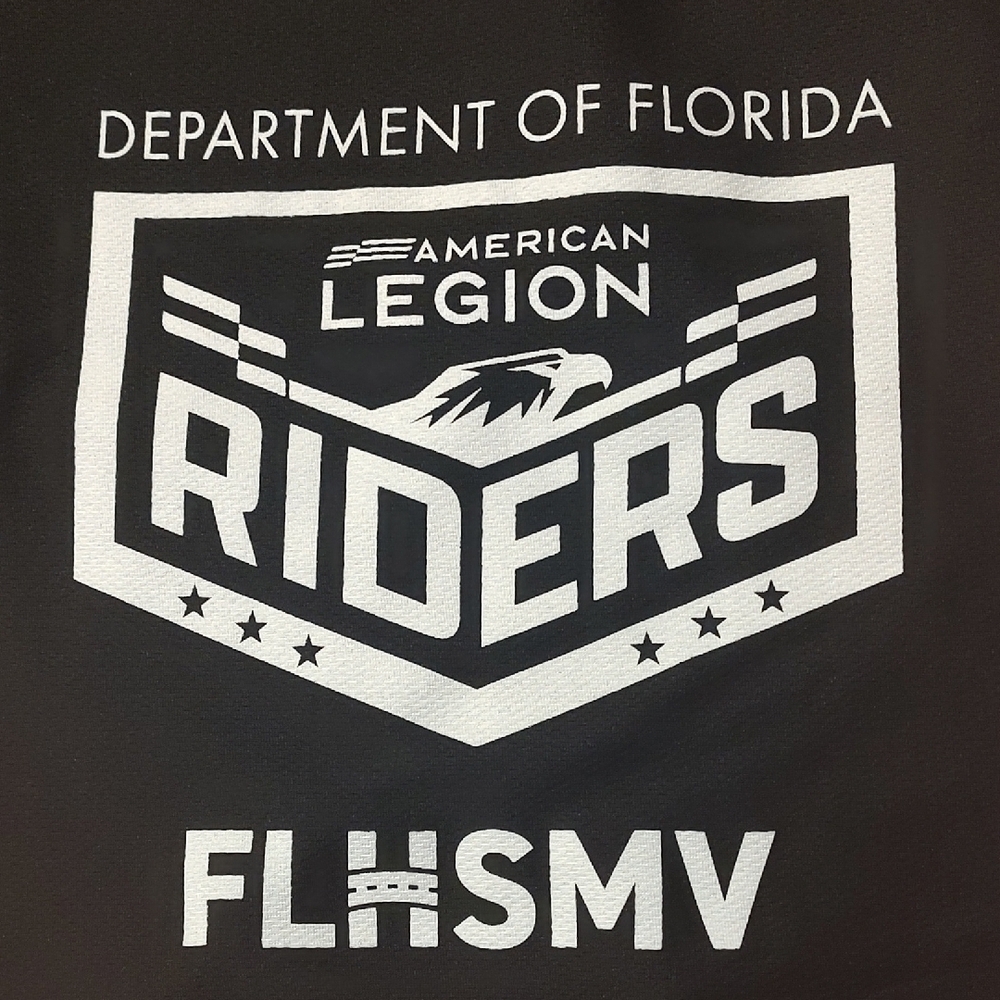American Legion Riders Black and White Cooling Towel NWOT - Picture 2 of 3